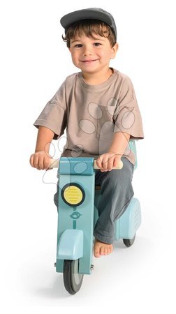 Rutschfahrzeuge aus Holz - Holzlaufrad Delivery Scooter – Essenslieferung von Tender Leaf Toys - 3