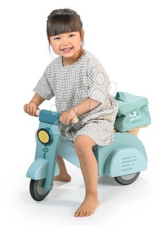 Rutschfahrzeuge aus Holz - Holzlaufrad Delivery Scooter – Essenslieferung von Tender Leaf Toys - 7