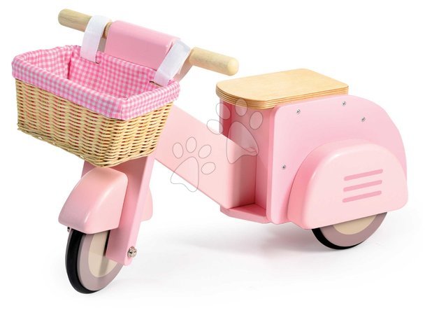 Ab 2 bis 3 Jahren - Holz-Laufrad mit Korb Scooter with Basket Tender Leaf Toys