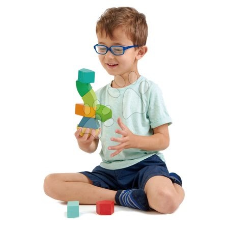 Dřevěné stavebnice Tender Leaf  - Dřevěná magnetická stavebnice Primary Magblocs Tender Leaf Toys - 1