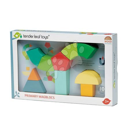 Dřevěné stavebnice Tender Leaf  - Dřevěná magnetická stavebnice Primary Magblocs Tender Leaf Toys - 3