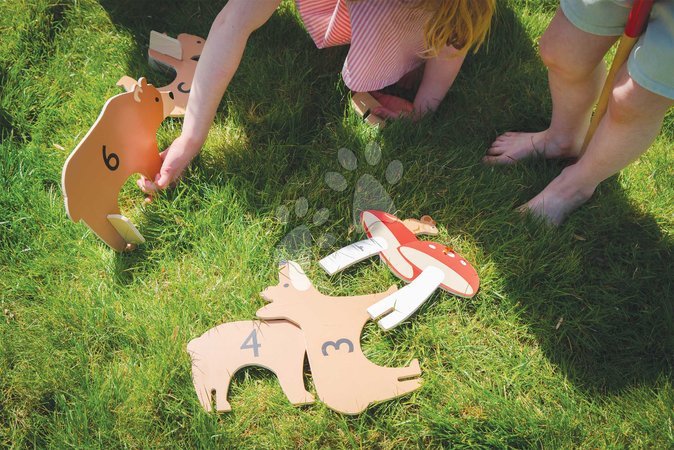 Holzspiele - Holz-Krocketset Woodland Indoor Croquet Set Tender Leaf Toys - 20
