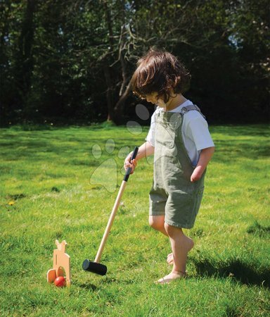 Holzspiele - Holz-Krocketset Woodland Indoor Croquet Set Tender Leaf Toys - 22