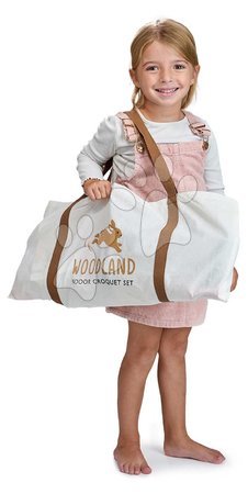 Holzspiele - Holz-Krocketset Woodland Indoor Croquet Set Tender Leaf Toys - 6