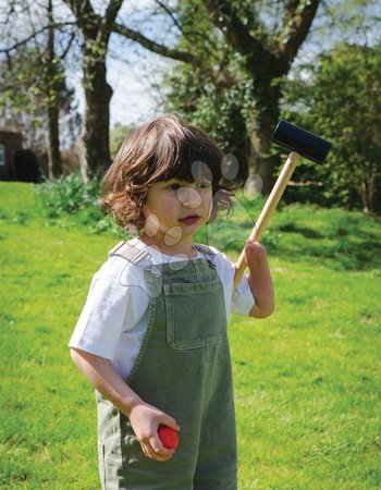 Holzspiele - Holz-Krocketset Woodland Indoor Croquet Set Tender Leaf Toys - 24