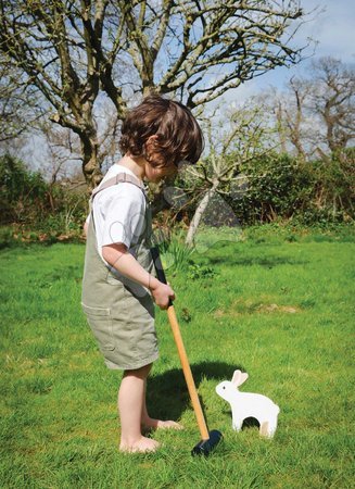 Holzspiele - Holz-Krocketset Woodland Indoor Croquet Set Tender Leaf Toys - 27