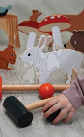 Holzspiele - Holz-Krocketset Woodland Indoor Croquet Set Tender Leaf Toys - 17