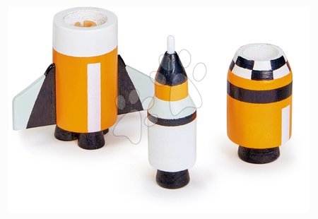 Fa kisautók - Fa űrjárművek Space Voyager Set Tender Leaf Toys - 1