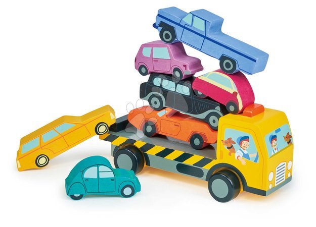 Spielzeuge für Jungen | Seite 30 - Holz-Stapelautos Stacking Cars Tender Leaf Toys