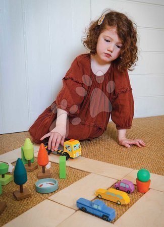 Holzautos - Holz-Stapelautos Stacking Cars Tender Leaf Toys - 21