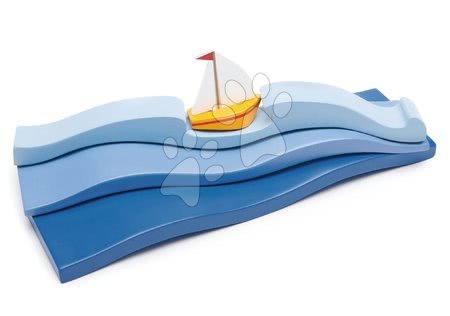 Drvene didaktičke igračke - Drveno more Blue Water Tender Leaf Toys - 5