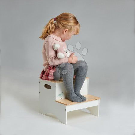Dětský dřevěný nábytek - Dřevěné lesní schody Forest Step Tender Leaf Toys - 2