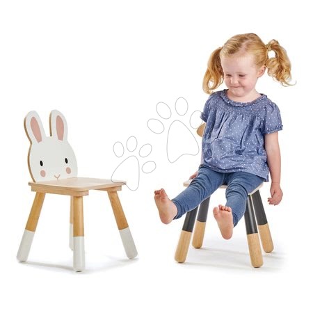 Fa gyerekjátékok - Fa kisszék nyuszi Forest Rabbit Chair Tender Leaf Toys_1