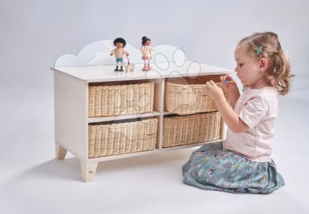 Dětský dřevěný nábytek - Dřevěná skříňka se zajíčkem Bunny Storage Unit Tender Leaf Toys_1