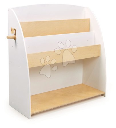 Drewniane meble dziecięce - Drewniana biblioteczka z wieszakiem Forest Book Case Tender Leaf Toys