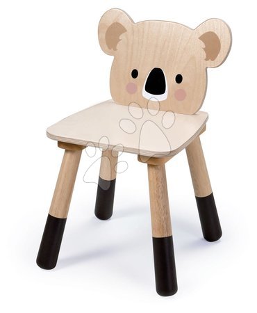 Dětský dřevěný nábytek - Dřevěná židle medvídek Forest Koala Chair Tender Leaf Toys