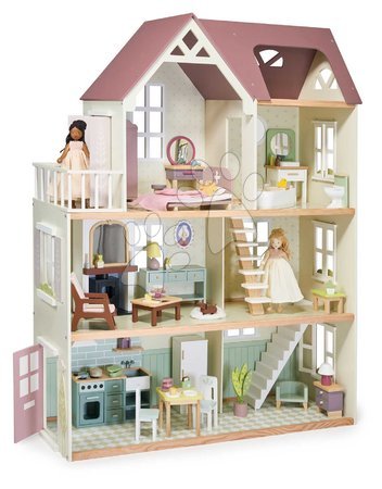 Ab 3 bis 6 Jahren - Puppenhaus aus Holz Mulberry Mansion von Tender Leaf Toys