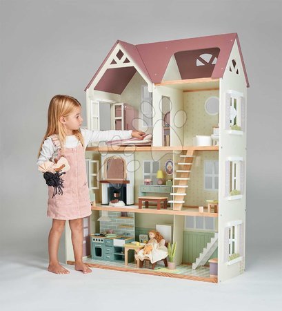 Holzpuppenhäuser - Puppenhaus aus Holz Mulberry Mansion von Tender Leaf Toys - 8