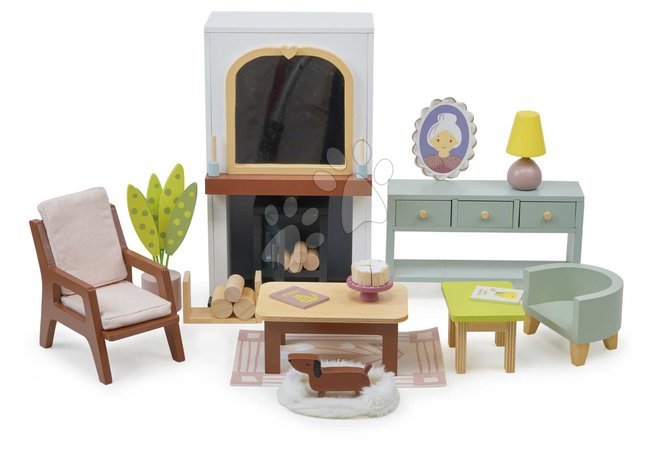 Holzpuppenhäuser - Puppenhaus aus Holz Mulberry Mansion von Tender Leaf Toys - 2