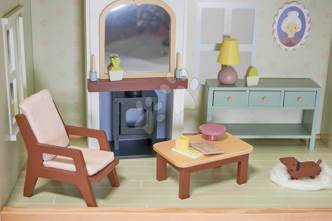 Holzpuppenhäuser - Puppenhaus aus Holz Mulberry Mansion von Tender Leaf Toys - 6