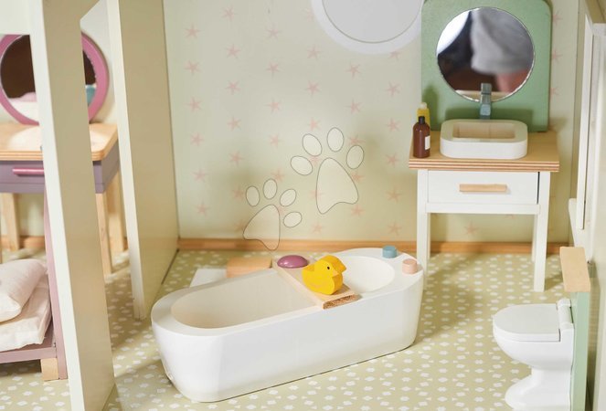 Holzpuppenhäuser - Puppenhaus aus Holz Mulberry Mansion von Tender Leaf Toys - 11