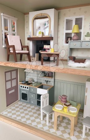 Holzpuppenhäuser - Puppenhaus aus Holz Mulberry Mansion von Tender Leaf Toys - 17