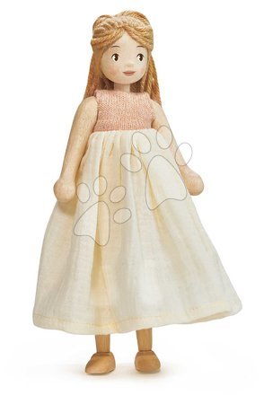 Ab 3 bis 6 Jahren - Holzpuppe im Kleid Ferne Wooden Doll Tender Leaf Toys