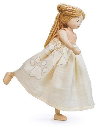 Ab 3 bis 6 Jahren - Holzpuppe im Kleid Ferne Wooden Doll Tender Leaf Toys_1