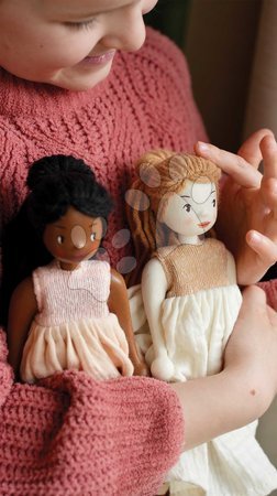 Puppen für Mädchen - Holzpuppe Lola in Kleid – Wooden Doll von Tender Leaf Toys - 10
