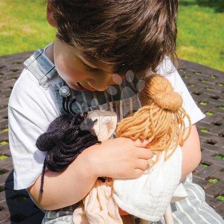 Puppen für Mädchen - Holzpuppe Lola in Kleid – Wooden Doll von Tender Leaf Toys - 20