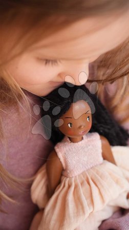 Puppen für Mädchen - Holzpuppe Lola in Kleid – Wooden Doll von Tender Leaf Toys - 2