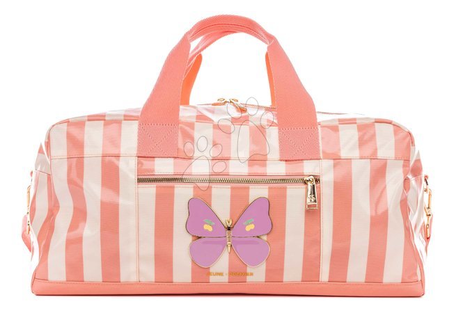 2-től 3 éves korig - Utazótáska Caroline Weekend Bag Butterfly Stripe Jeune Premier_1