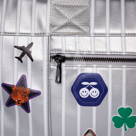 Školní tašky a batohy - Set cestovní taška Caroline Weekend Bag Jetsetter Silver Jeune Premier ergonomická a cestovní pouzdro_4
