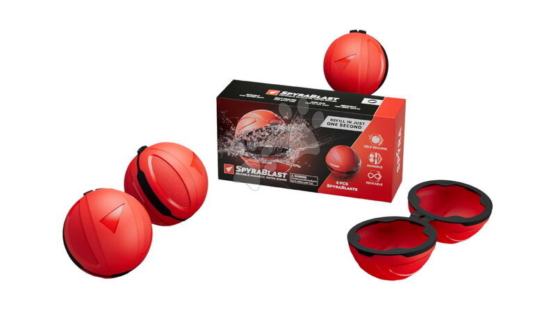 Vodní pistolky - Vodní granát magnetický SpyraBlast Red Spyra - 7