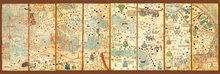 Puzzle 3000 dielne - Puzzle Mappa Mundi 1375 Educa 3000 dielov_0