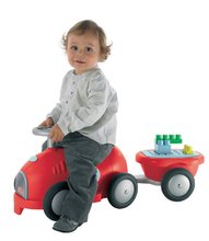 Staré položky - Odrážadlo Abrick Écoiffier Racing Ride On s prívesom a kockami 15 dielov od 12 mes_4