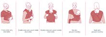 Accesorii pentru călătorii - Eşarfă pentru purtat bebe Red Castle Wrap-baby gri_0
