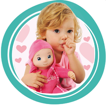 Bábiky od 9 mesiacov - Bábika so zvukom MiniKiss Smoby v ušianke 27 cm ružová od 12 mes_3
