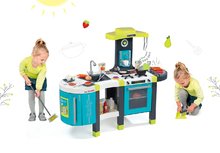 Bucătării electronice de jucărie - Set bucătărie de jucărie Tefal French Touch Smoby cu gheaţă, aparat de cafea şi ustensile de curăţenie_19