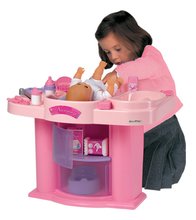Domčeky pre bábiky - Prebaľovací stolík s dvierkami Écoiffier bez bábiky s 12 doplnkami od 18 mes_2