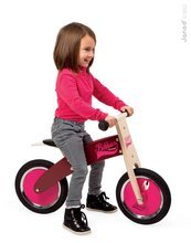 Drevené odrážadlá -  NA PREKLAD - Bicicleta de equilibrio de madera Bikloon Janod Rosa y Burgundy desde 3 años_1