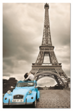 Puzzle minijaturne - EDUCA 15192 PUZZLE 1000 dielov Miniature Eifel Tower, Paris + FIX PUZZLE LEPIDLO _0