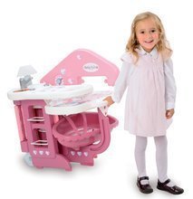 Căsuțe pentru păpuși - Centru bebe pentru păpuşă de jucărie Baby Nurse Smoby cu 13 bucăţi de accesorii_3