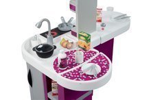 Bucătării electronice de jucărie - Bucătărie de jucărie Studio XL Tefal Smoby cu sunet electronic, aparat de sifon, frigider și 32 de accesorii mov_0