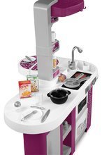 Elektronické kuchynky - Kuchynka Studio XL Tefal Smoby elektronická so zvukmi, so sódovačom, chladničkou a 32 doplnkami fialová_7