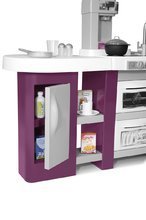 Elektronické kuchynky - Kuchynka Studio XL Tefal Smoby elektronická so zvukmi, so sódovačom, chladničkou a 32 doplnkami fialová_9