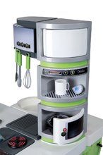 Elektronické kuchynky - Kuchynka CookMaster Verte Smoby elektronická so zvukmi a 33 doplnkami zeleno-šedá_3