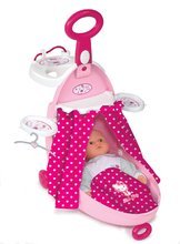 Domčeky pre bábiky sety - Opatrovateľský kufrík Hello Kitty Nursery Smoby pre bábiku so 6 doplnkami tmavoružový od 18 mes_2