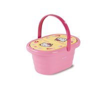 Accesorii și vase de bucătărie de jucărie - Coş de picnic Hello Kitty Smoby cu 24 de accesorii_1