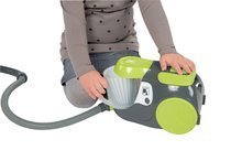 Jocuri de uz casnic - Set cărucior de curăţenie cu găleată Clean Smoby și aspirator Rowenta electronic verde_3